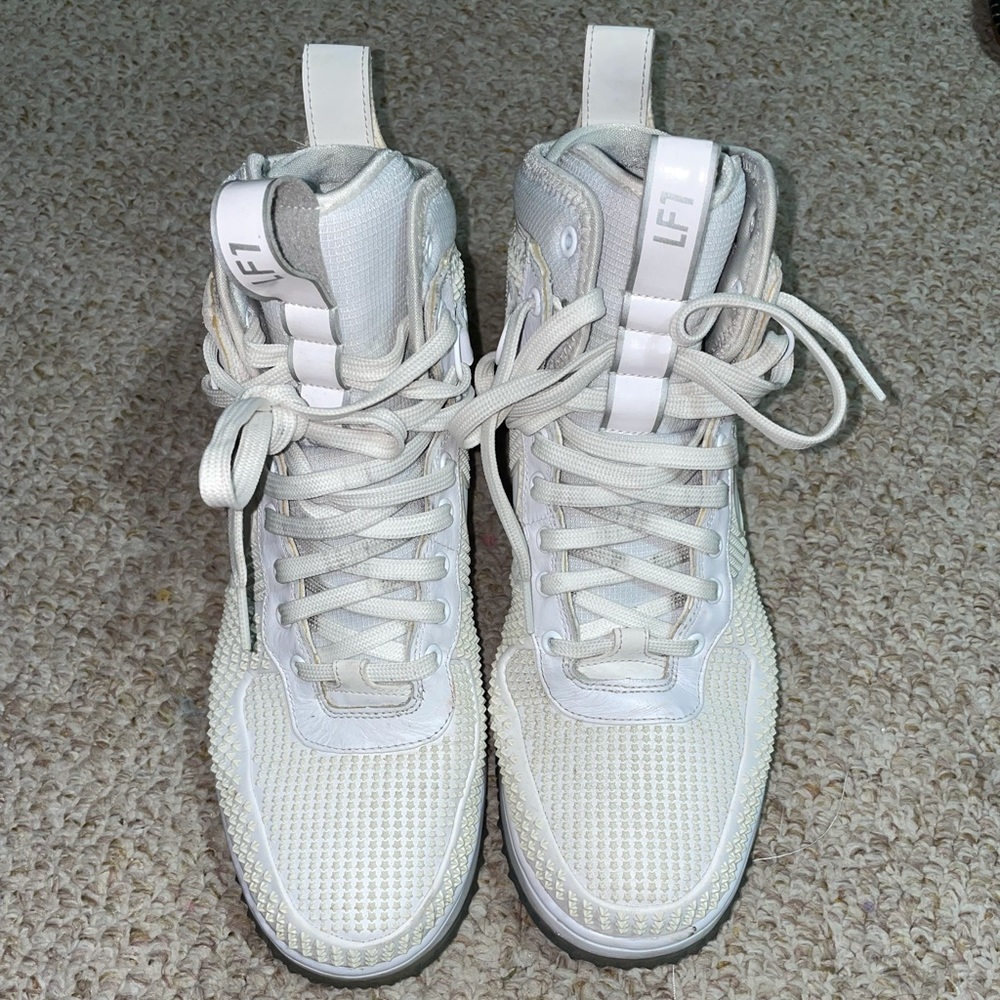 Lunar Force 1 Duckboot 'All White'